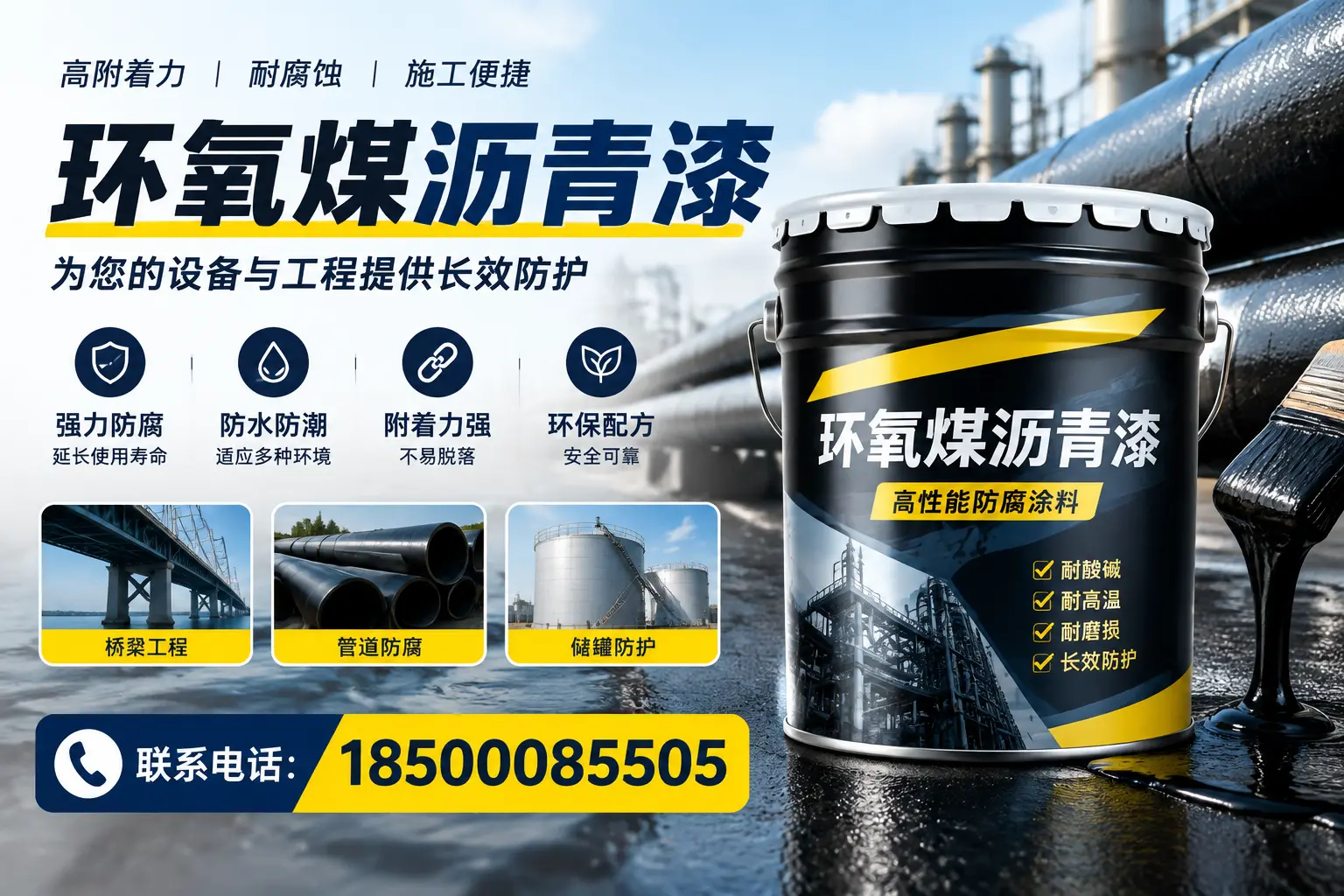 环氧煤沥青漆与其他涂料的对比分析,助力喀什企业决策
